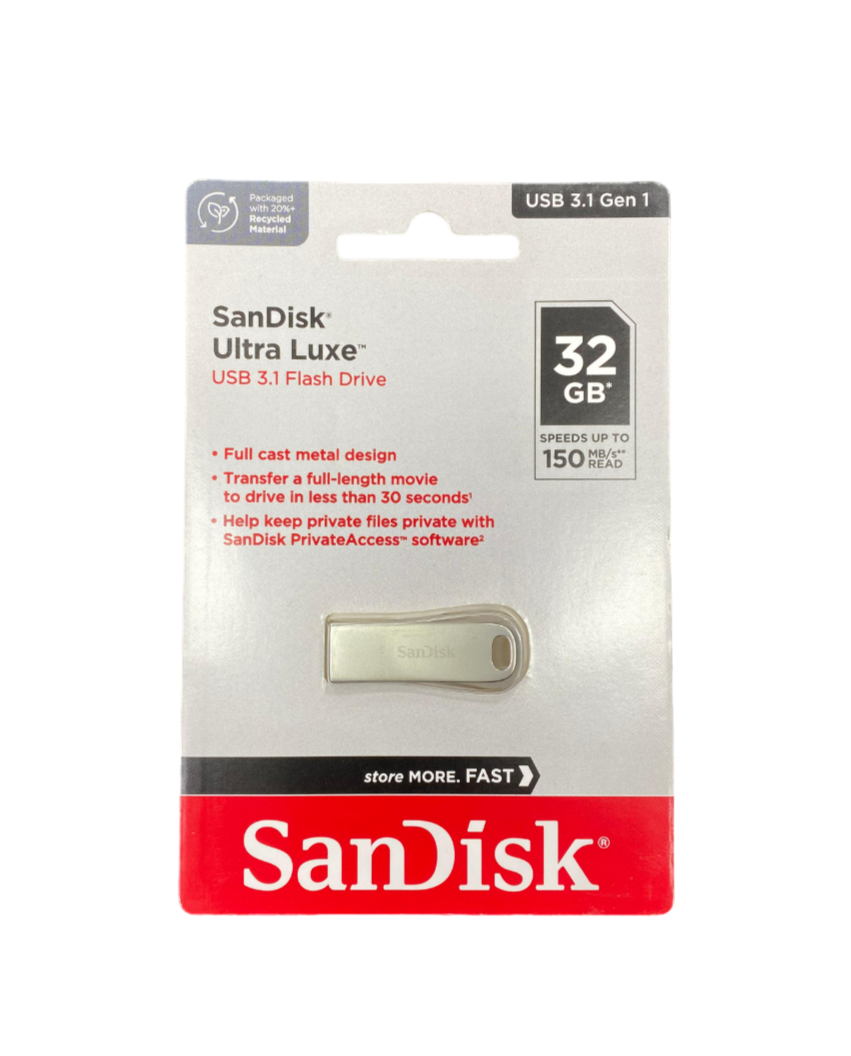 Pendrive SanDisk Ultra Luxe 32GB 3.2